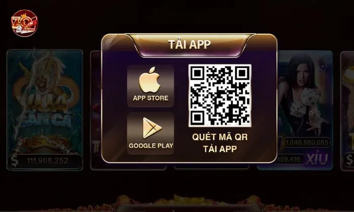 Tải app Zowin siêu đơn giản